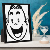 PLAQUE PHOTO FACE HEUREUSE (Côté)