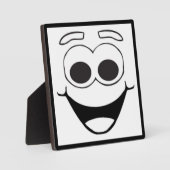 PLAQUE PHOTO FACE HEUREUSE (Recto)