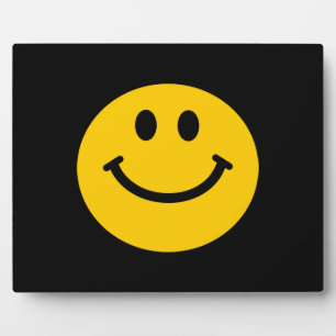 Plaque Photo Face jaune
