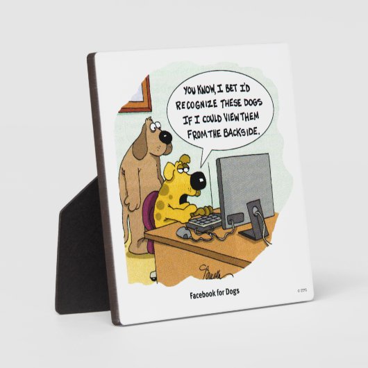 Plaque Photo Facebook pour Dogs (Recto)