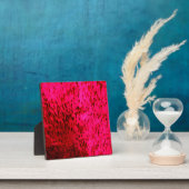 Plaque Photo Faience fraise (Insitu)