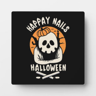 Plaque Photo Faire des Ongles Bootiful Halloween