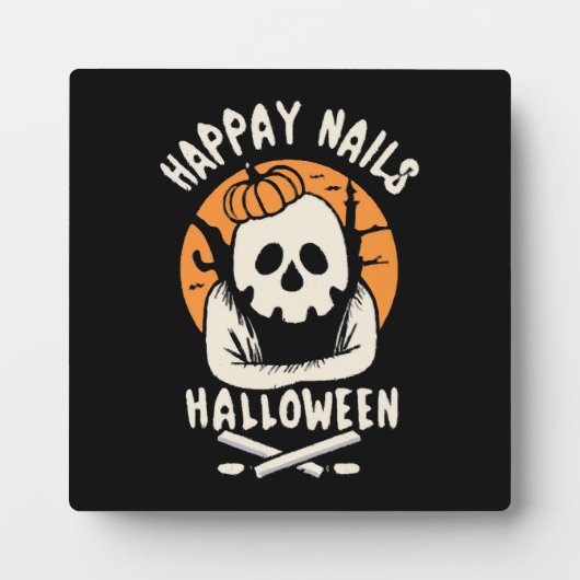 Plaque Photo Faire des Ongles Bootiful Halloween  (Devant)