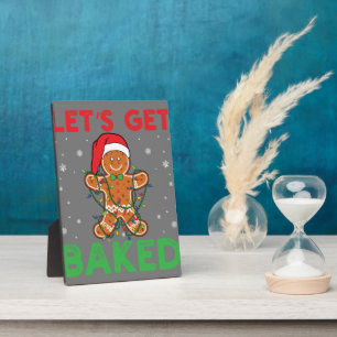 Plaque Photo Faisons-nous cuire pain d'épices Noël biscuit Baki