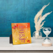 Plaque Photo Faites Ce Qui Vous Rend Heureux (Insitu)