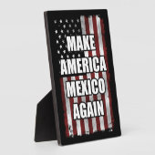 Plaque Photo Faites de l'Amérique le Mexique à nouveau chemise  (Côté)