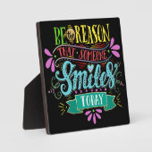 Plaque Photo Faites sourire quelqu'un (Recto)