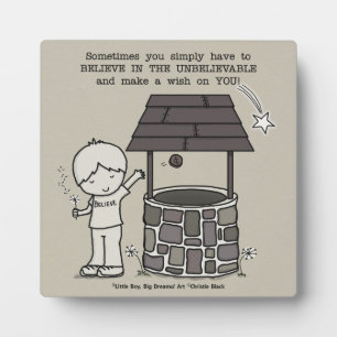 Plaque Photo Faites un voeu sur vous !