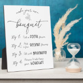 Plaque Photo Faites votre propre Bouquet Bar (Côté)