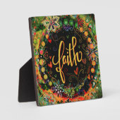Plaque Photo Faith Whimsical Boho Jolie Inspirivity Easel (Recto)