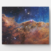 Plaque Photo Falaises cosmiques Carina Nebula Space Webb Telesc (Devant)