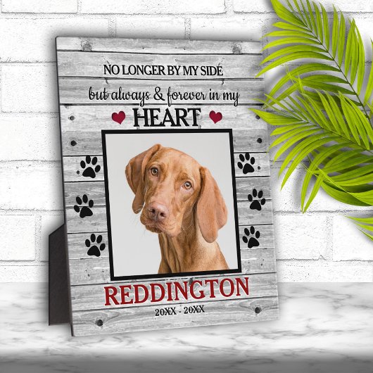 Plaque Photo Famille de bois blanc moderne Animaux de compagnie