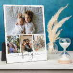 Plaque Photo Famille de collage de photos et de textes personna<br><div class="desc">Faites une famille personnalisée Photo keepsaké art mur - plaque de Ricaso - ajoutez vos propres photos - photo collage cadeaux</div>