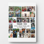 Plaque Photo Famille de fin d'année 22 Photo Collage (Devant)