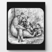 Plaque Photo Famille d'ours (Devant)