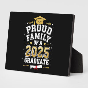 Plaque Photo Famille fière d'une promotion de diplômé 2025
