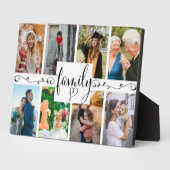 Plaque Photo Famille moderne 8 garde photo (Côté)