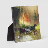 Plaque Photo Famille Setters (Recto)