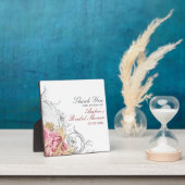 Plaque Photo Fancy Pink Floral Mariage (Insitu)