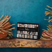 Plaque Photo Father Memorial 18 Photo Collage (Côté)