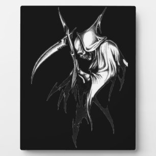 Plaque Photo Faucheuse Tribal Grim