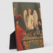 Plaque Photo Faust Et Mephistopheles Jouent Aux Échecs (Côté)
