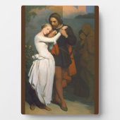 Plaque Photo Faust & Marguerite Dans le jardin par A. Scheffer (Devant)