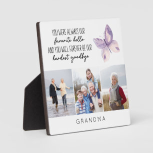 Plaque Photo Favorite Hello Hardest Adieu photo souvenirs