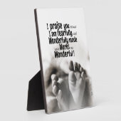 Plaque Photo Fearful et merveilleusement fait (Côté)