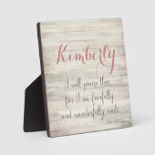 Plaque Photo Fearful & Merveilleusement Fabriqué - Ps. 139:14 (Recto)