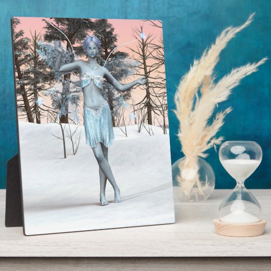 Plaque Photo Fée de glace (Côté)