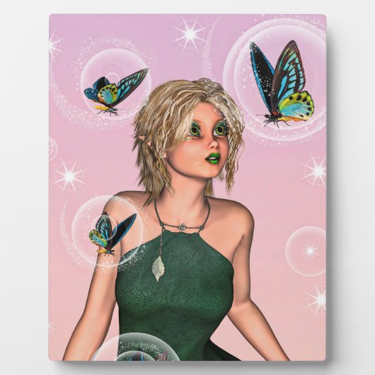 Plaque Photo Fée mignonne (Devant)