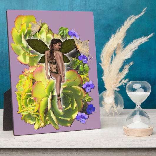 Plaque Photo Fée succulente (Côté)