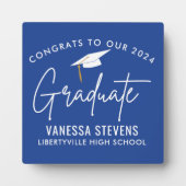 Plaque Photo Félicitations à notre 202x Graduate Blue (Devant)