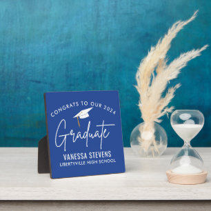 Plaque Photo Félicitations à notre 202x Graduate Blue