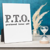 Plaque Photo Félicitations amusantes pour faire semblant d'être (Côté)