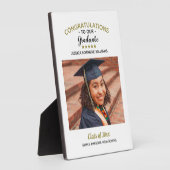 Plaque Photo Félicitations Custom Photo Graduate Graduation (Côté)