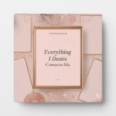 Plaque Photo Feminine soft-life inspired vision board (Devant)