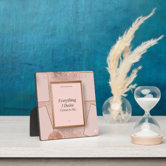 Plaque Photo Feminine soft-life inspired vision board (Insitu)