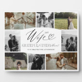 Plaque Photo Femme gracieuse pour chaque instant Collage photo (Devant)