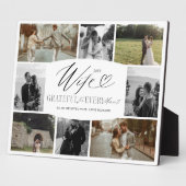 Plaque Photo Femme gracieuse pour chaque instant Collage photo (Côté)