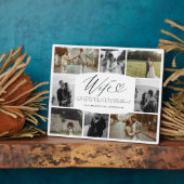 Plaque Photo Femme gracieuse pour chaque instant Collage photo (Côté)