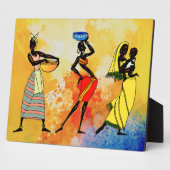 Plaque Photo Femmes d'Afrique (Côté)