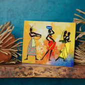 Plaque Photo Femmes d'Afrique (Côté)