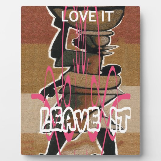 Plaque Photo Femmes et enfants La vie n'est pas juste ; habitue (Devant)