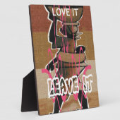 Plaque Photo Femmes et enfants La vie n'est pas juste ; habitue (Côté)