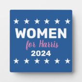 Plaque Photo Femmes Pour Harris 2024 (Devant)