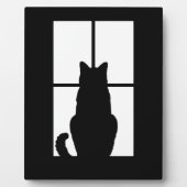 Plaque Photo Fenêtre Cat Cliquez pour Customiser la couleur Déc (Devant)