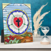 Plaque Photo Fenêtre en verre de Rose Luther (Côté)