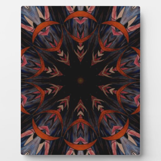 Plaque Photo Fenêtre en verre tendu Kaleidoscope 12 (Devant)